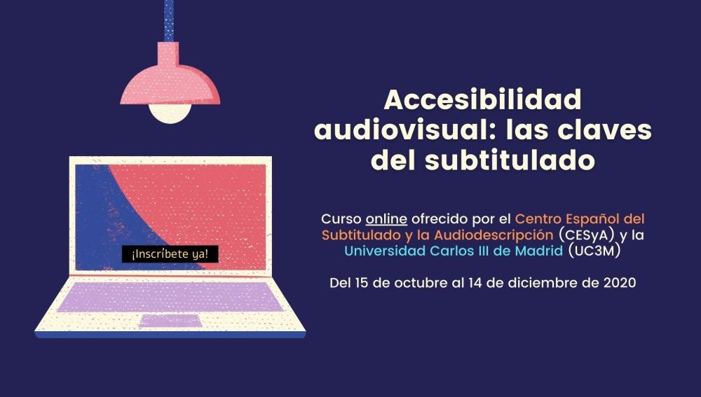 Se abre la inscripción al curso online ‘Accesibilidad audiovisual: las claves del subtitulado’