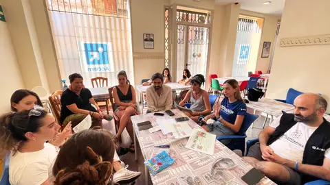 Reunión con el equipo de Accem para el desarrollo de la gymkana Reunión con el equipo de Accem para el desarrollo de la gymkana