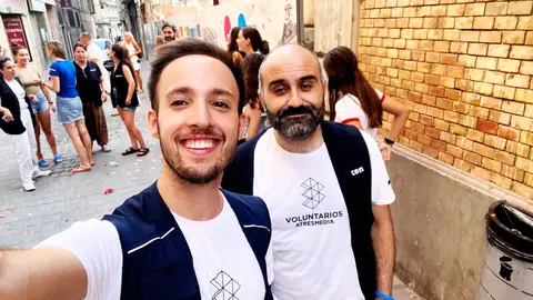 Guillermo y José María durante la gymkana en Cartagena Guillermo y José María durante la gymkana en Cartagena