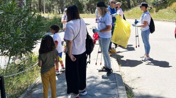 Voluntarios Atresmedia en el Pantano de San Juan