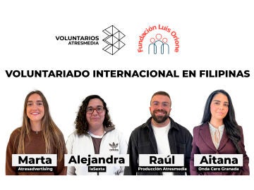 Voluntarios Atresmedia en Filipinas