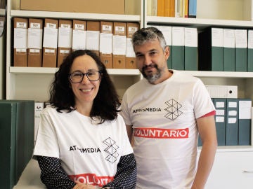 Marina y Ramón, trabajadores del departamento de Asesoría Jurídica de Atresmedia
