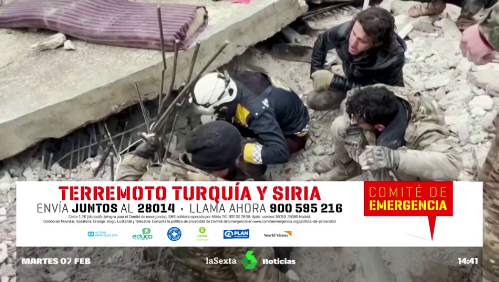 Atresmedia colabora con el Comité de Emergencia para apoyar a la población afectada por los daños del terremoto en Siria y Turquía