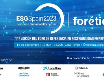 Atresmedia colabora un año más con el ‘ESG Spain: Sustainability Forum’ organizado por Forética