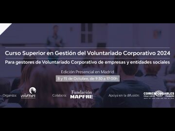 Voluntare presenta la 7ª edición de su curso de gestión del voluntariado corporativo