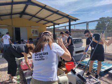 Voluntarios Atresmedia en el Refugio de Animales de ANAA