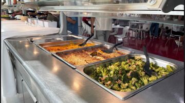 Lineal de comida del comedor de Atresmedia Lineal de comida del comedor de Atresmedia