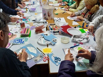 Taller creativo junto a Fundaci&oacute;n Proclade