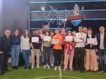 Entrega de diplomas a los alumnos de las Becas Capaz de Atresmedia